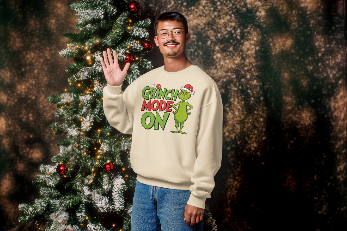 Grinch Mode On Sweatshirt
