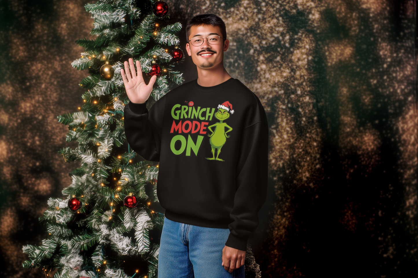 Grinch Mode On Sweatshirt