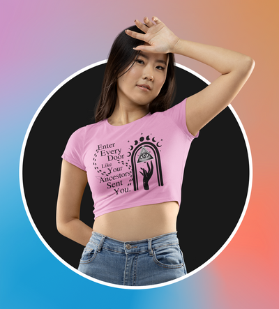 Enter Every Door Crop Top