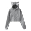 Cats B4 Guys Dabbing Crop Hoodie