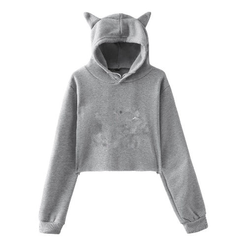 Cats B4 Guys Dabbing Crop Hoodie