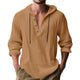 New Wish Cotton Linen Shirt Hooded Sweater Long Sleeve Hooded Casual Daily Clothing