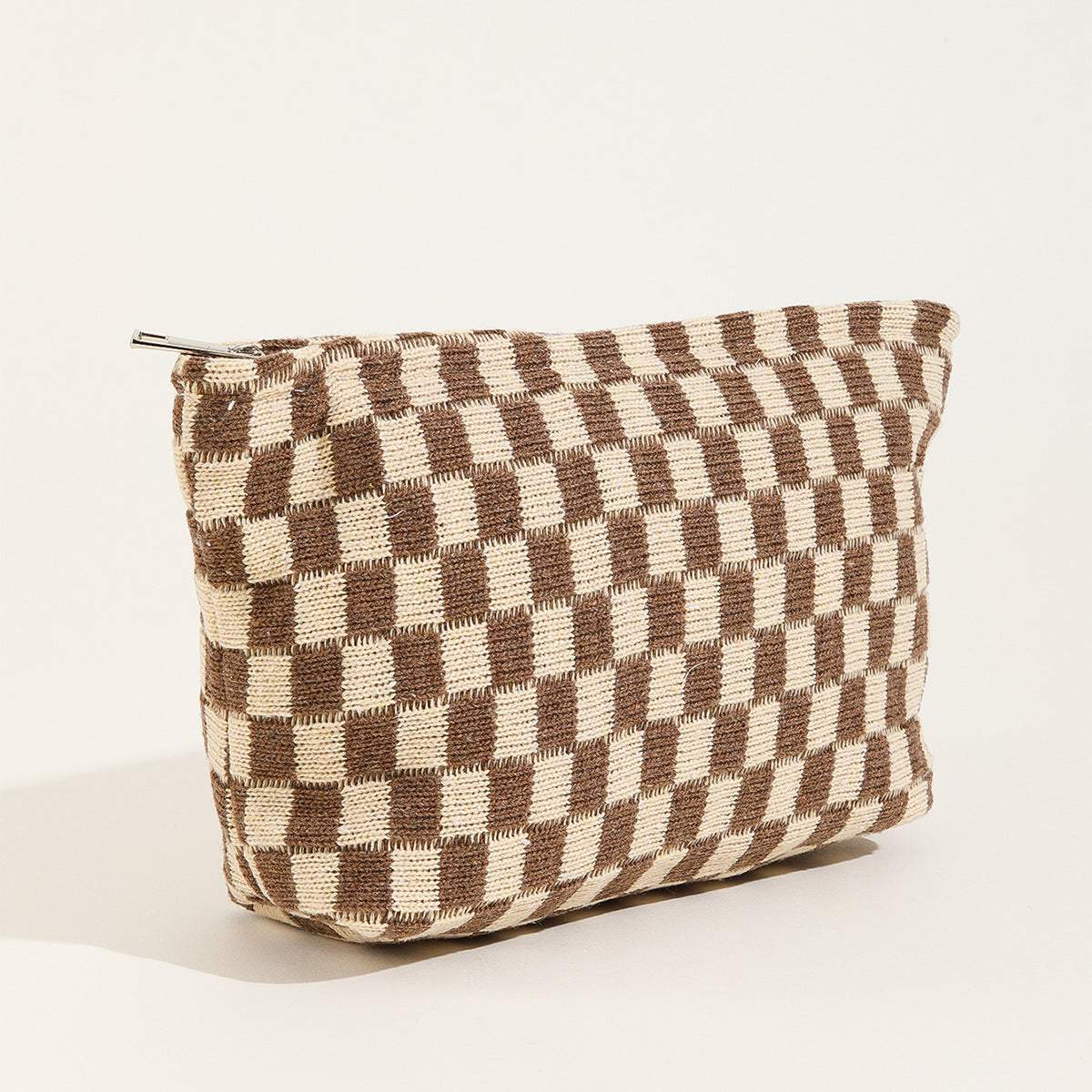 Wool Knitted Chessboard Bag