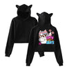 Cats B4 Guys Dabbing Crop Hoodie
