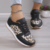 Leopard Print Lace-up Sneakers