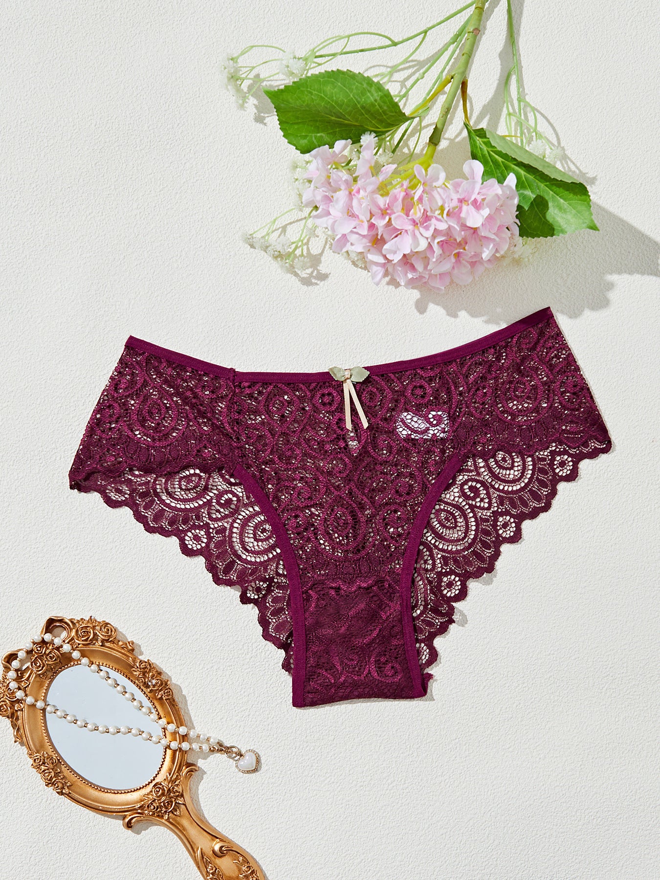 Women's Lace Traceless Briefs