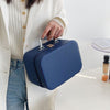 Rhombus-Embroidery Double-layer Make-up Storage Bags