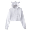 Cats B4 Guys Dabbing Crop Hoodie