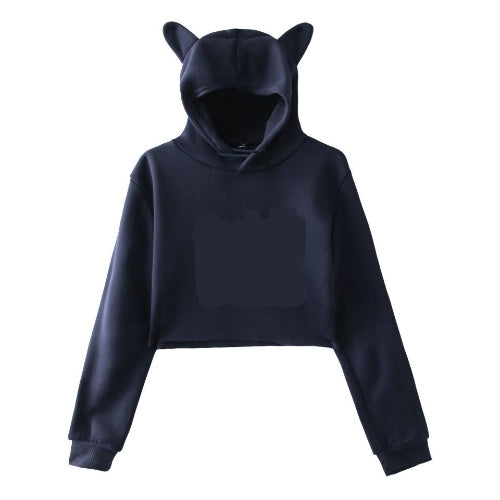 Cats B4 Guys Dabbing Crop Hoodie