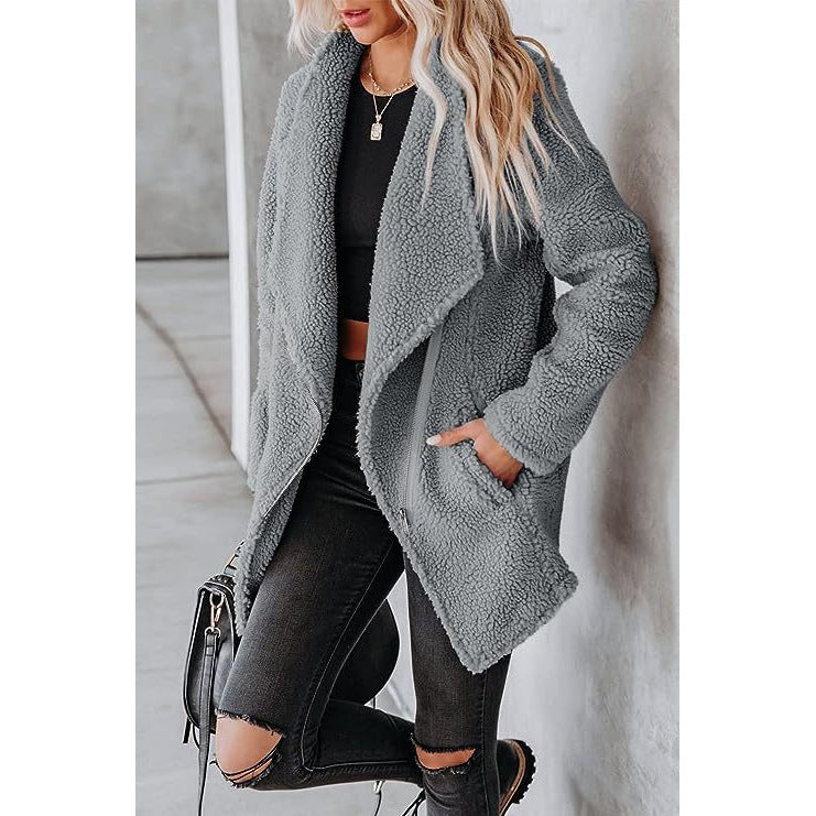 Casual Wool Lamb Jacket