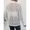Women's Lace Floral Boho Blouse - Long Sleeve Button Down Shirt For Spring & Fall