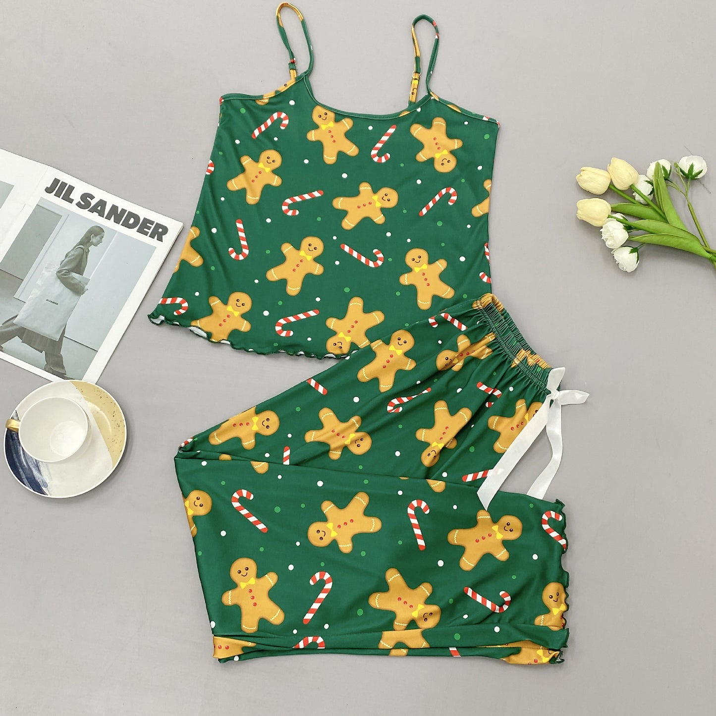 Women's Christmas Long Pajamas Thickness Thin