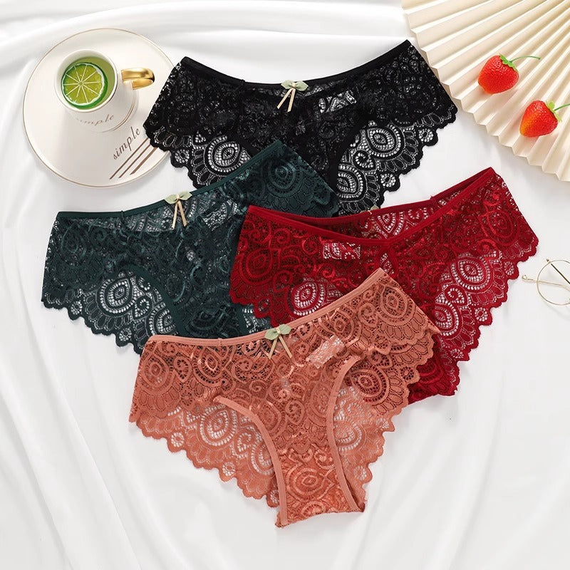 Women's Lace Traceless Briefs