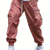 Multi-pocket Cargo Pants Men's Casual Hip-Hop Drawstring Trousers Outdoor Streetwear Sports Pant