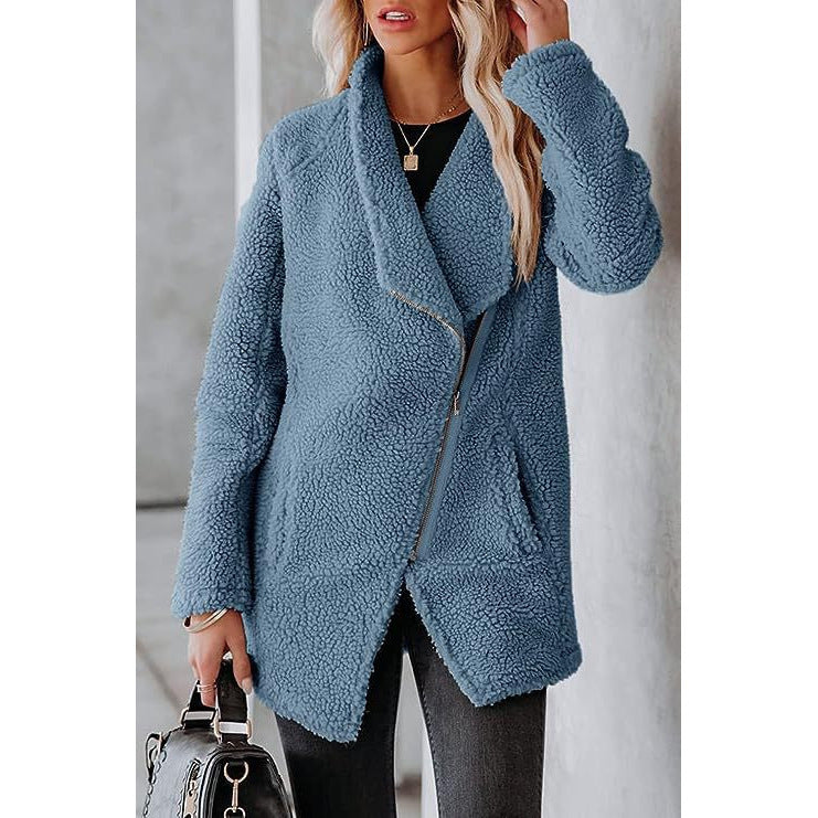 Casual Wool Lamb Jacket