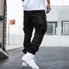Multi-pocket Cargo Pants Men's Casual Hip-Hop Drawstring Trousers Outdoor Streetwear Sports Pant