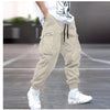 Multi-pocket Cargo Pants Men's Casual Hip-Hop Drawstring Trousers Outdoor Streetwear Sports Pant