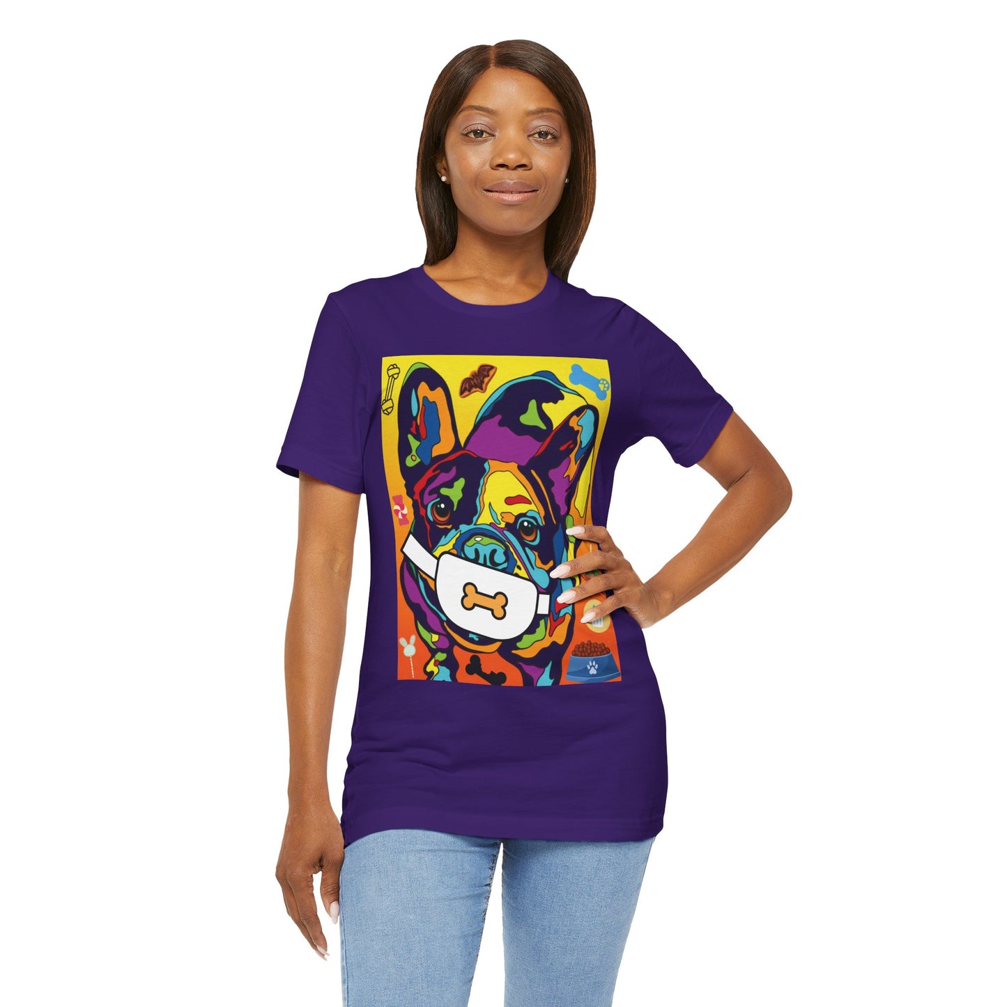 Thor the French Bulldog T-Shirt - Unisex Jersey Short Sleeve Tee