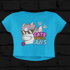 Cats B4 Guys Dabbing Crop Top
