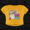 Cats B4 Guys Dabbing Crop Top