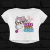 Cats B4 Guys Dabbing Crop Top