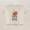 Cats B4 Guys Love Crop Top