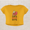 Cats B4 Guys Love Crop Top