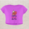 Cats B4 Guys Love Crop Top