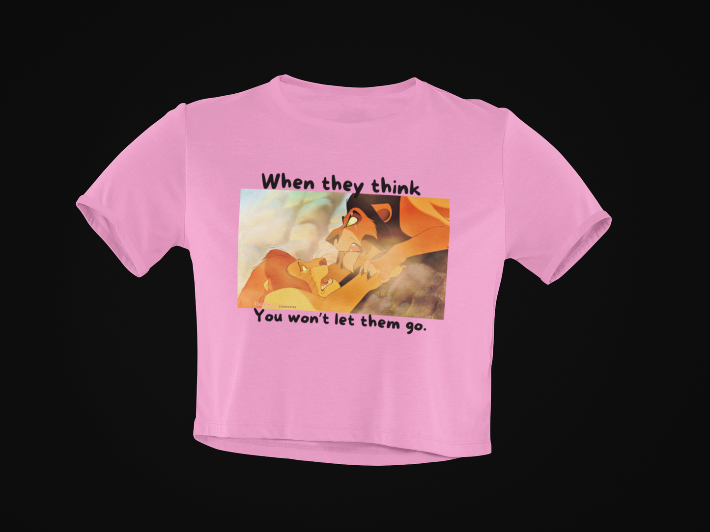 When They Think  You Won't Let Them Crop Top