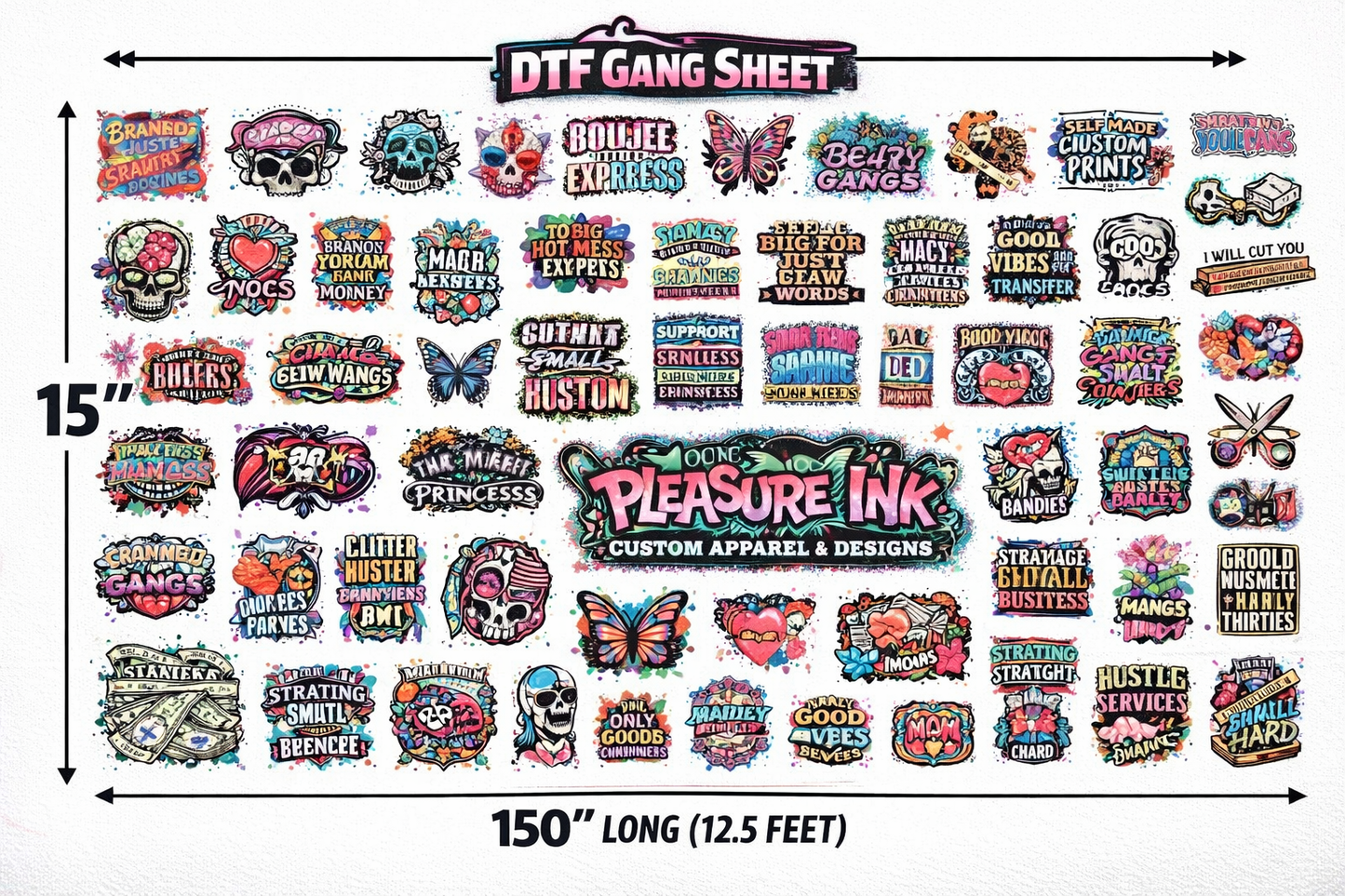 Custom DTF Gang Sheet