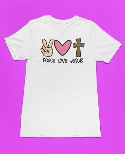 PEACE LOVE JESUST-SHIRT