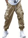 Multi-pocket Cargo Pants Men's Casual Hip-Hop Drawstring Trousers Outdoor Streetwear Sports Pant