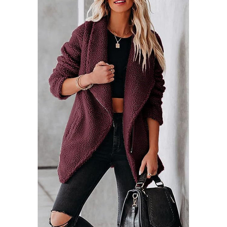 Casual Wool Lamb Jacket
