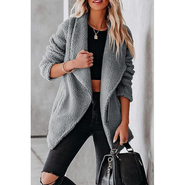 Casual Wool Lamb Jacket