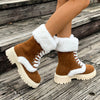 Women's Plus-size High-top Padded Thermal Snow Boots