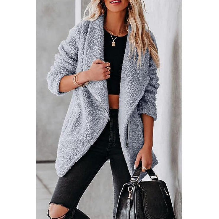 Casual Wool Lamb Jacket