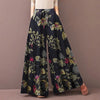 Women's Floral Wide-leg Pants