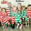 Christmas Homewear Pajamas One-piece Stripes