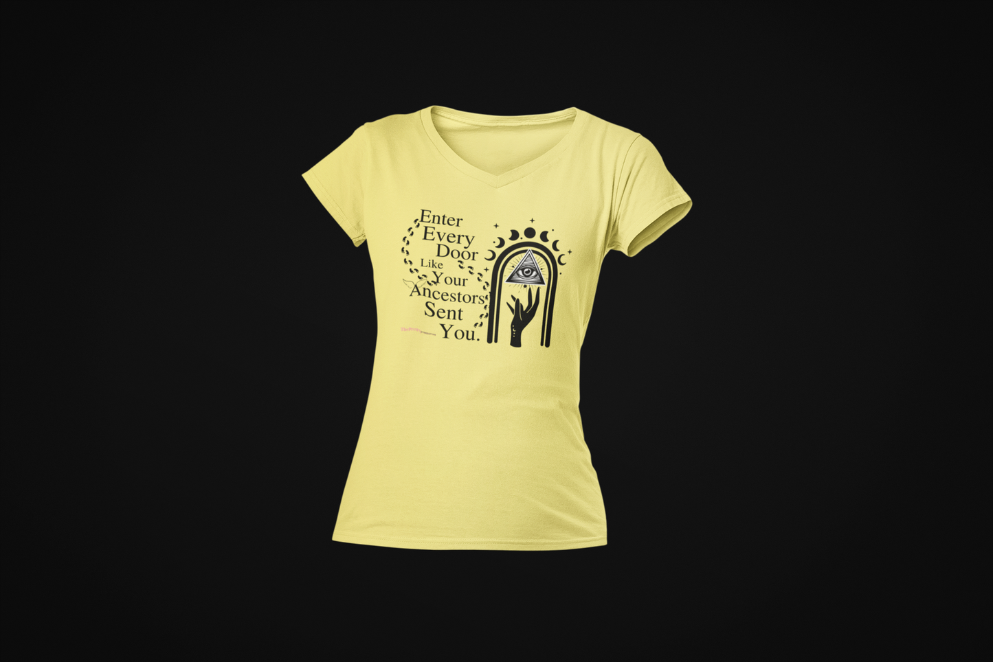 Enter Every Door Affirmation Manifestation T-Shirt Powerful Bold Message