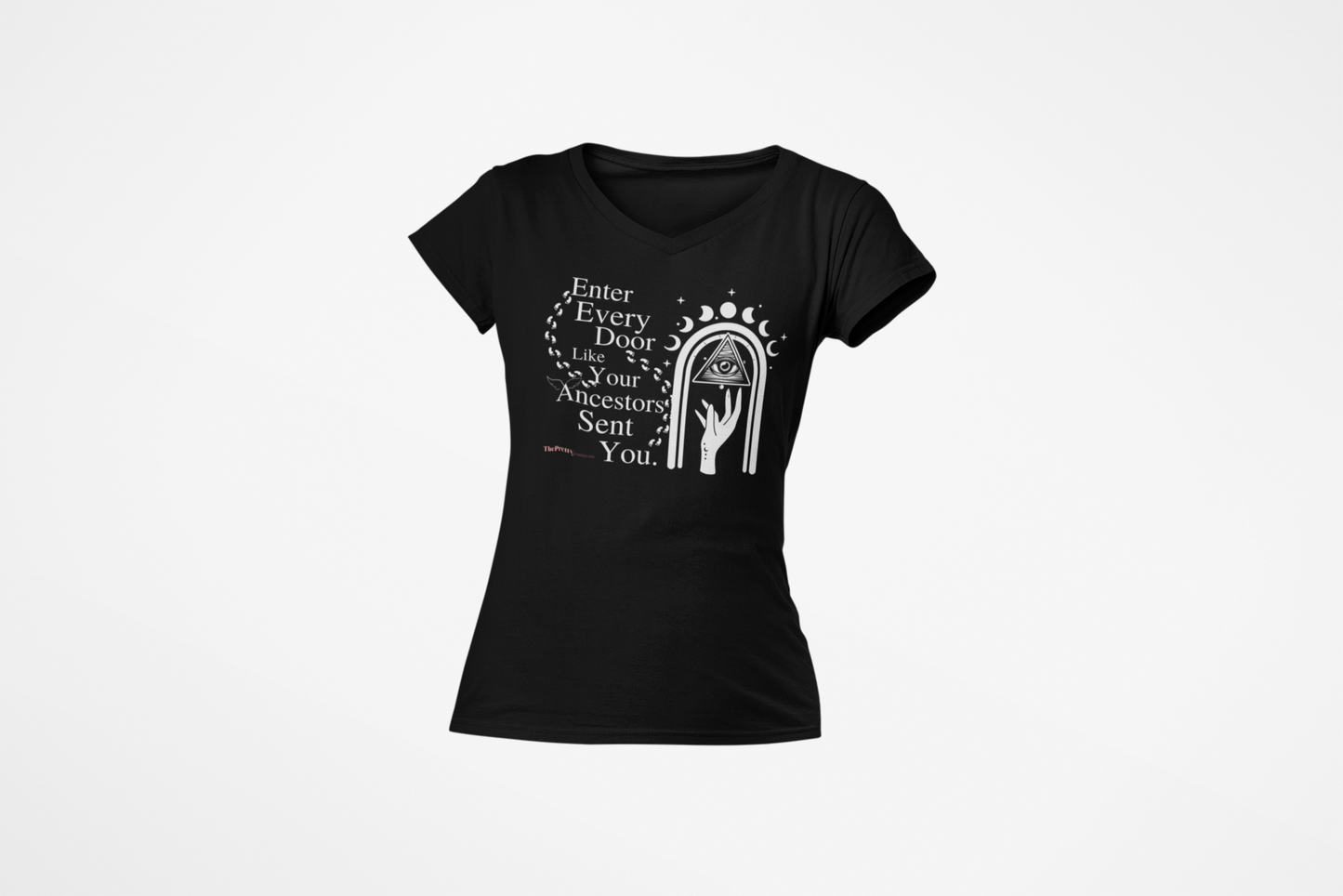 Enter Every Door Affirmation Manifestation T-Shirt Powerful Bold Message